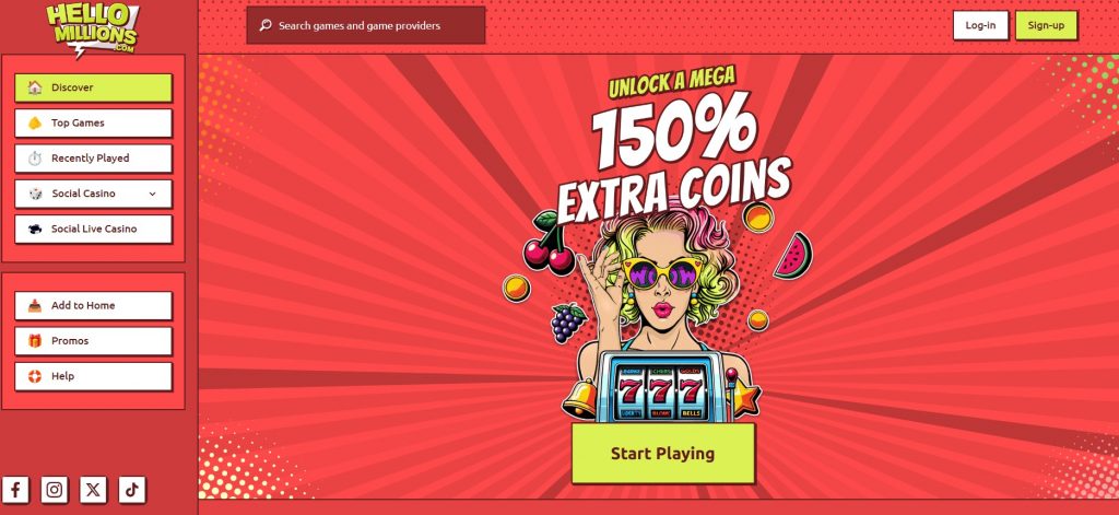 Welcome to Hello Millions Casino 1