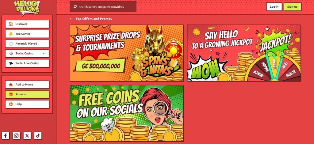 Welcome to Hello Millions Casino 3