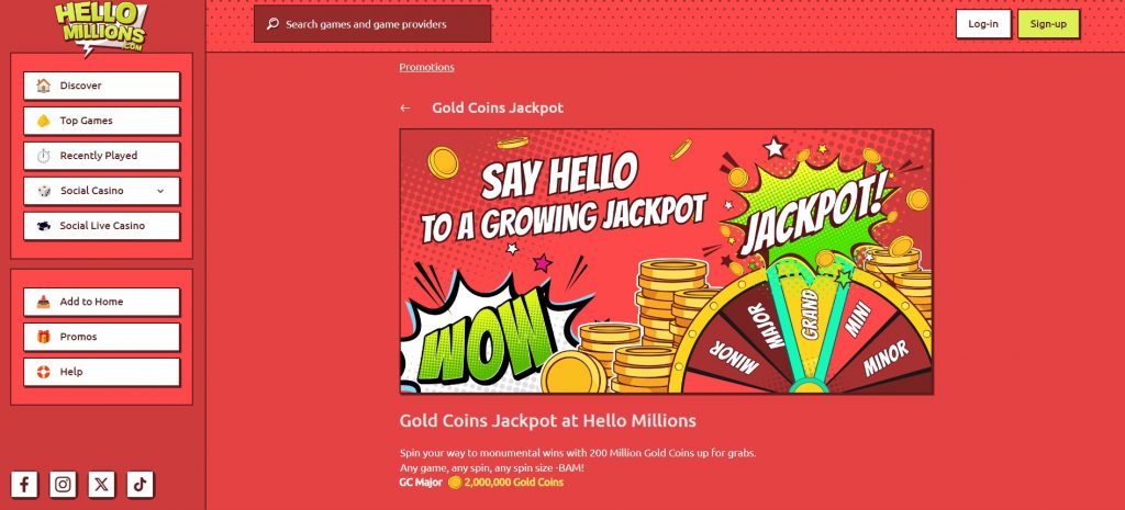 Welcome to Hello Millions Casino 4